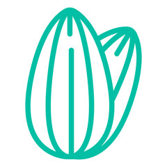 Nut Vector Icon Design Illustration