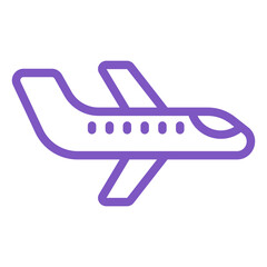 Plane Vector Icon Design Illustration