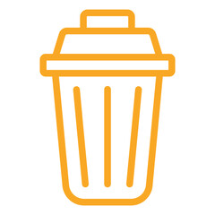 Trash Vector Icon Design Illustration