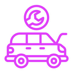 car repair Vector Icon Design Illustration