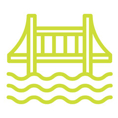 Bridge Vector Icon Design Illustration