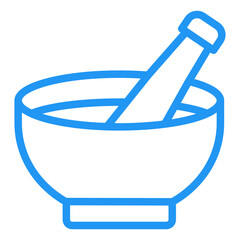 Mortar Vector Icon Design Illustration