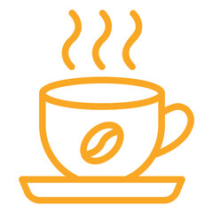 Hot Coffee Vector Icon Design Illustration