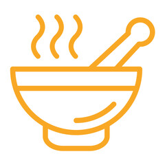 Soup Vector Icon Design Illustration