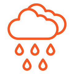 Rain Vector Icon Design Illustration