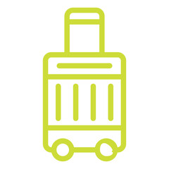 Luggage Vector Icon Design Illustration