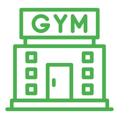 Gym Vector Icon Design Illustration