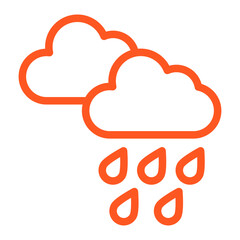 Rain Vector Icon Design Illustration
