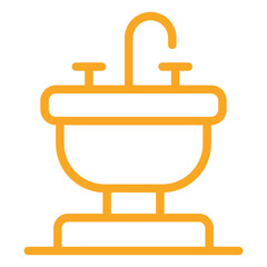 Sink Vector Icon Design Illustration