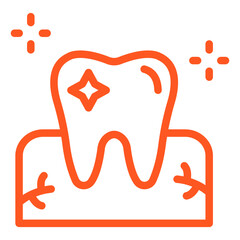 Obraz premium Tooth Hygiene Vector Icon Design Illustration
