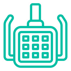 Dental Light Vector Icon Design Illustration