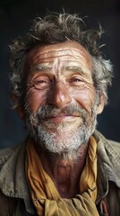 Fototapeta premium portrait of an old man with a beard