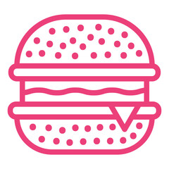 Burger Vector Icon Design Illustration
