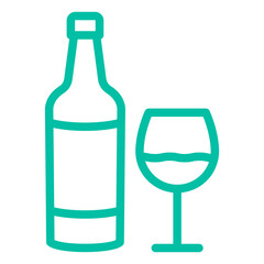 Whiskey Vector Icon Design Illustration