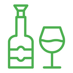 Wine Vector Icon Design Illustration