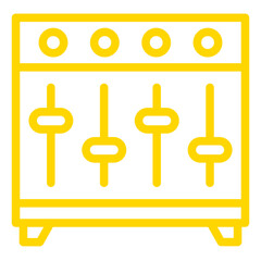 Music Equalizer Vector Icon Design Illustration