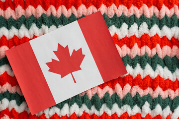 Canadian Fabric Uniform Flag Patch 