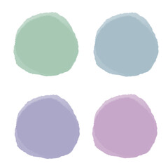 水彩絵の具のにじみをイメージしたイラスト