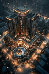 Ho Chi Minh City Night Skyline