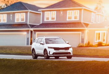 Safe Travels for the Modern Family in a Spacious White Korean SUV