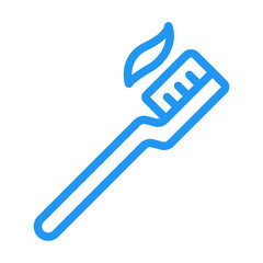 Tooth Brush Vector Icon Design Illustration