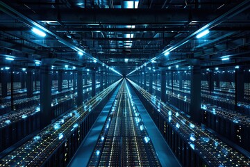 Fototapeta premium Abstract technology 3D illustration. Pattern, flyer, banner, graphic design