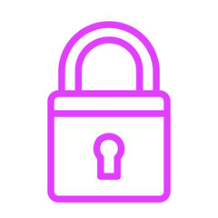 Padlock Vector Icon Design Illustration