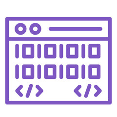 Coding Vector Icon Design Illustration