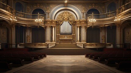 Obraz premium Interior of the church of the holy sepulchre. AI generated art illustration.