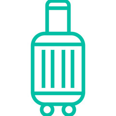 Luggage Vector Icon Design Illustration