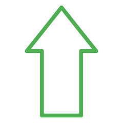 Up arrow Vector Icon Design Illustration