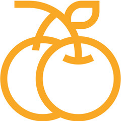 Cherry Vector Icon Design Illustration