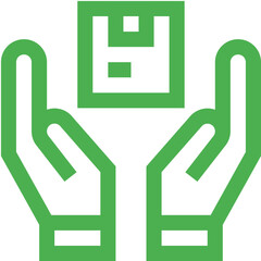 Parcel Handling Vector Icon Design Illustration