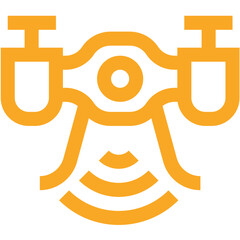 Drone Vector Icon Design Illustration