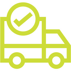 Deliver Vector Icon Design Illustration