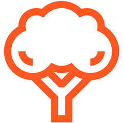 Broccoli Vector Icon Design Illustration