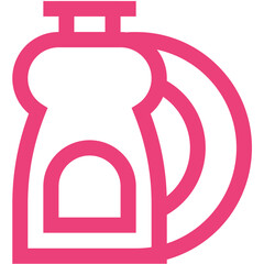 Dish washing Vector Icon Design Illustration