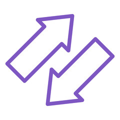 Swap Vector Icon Design Illustration