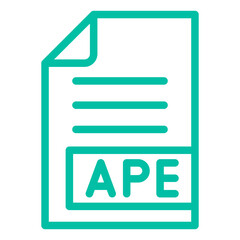APE Vector Icon Design Illustration
