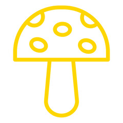 Mushroom Vector Icon Design Illustration