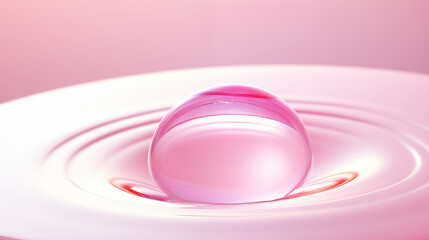 "抽象的なピンクの液体のクローズアップ"