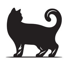 Poppy cat -Bella cat Silhouette -Misty cat vector image -Molly cat -Daisy cat -Tilly silhouette -Luna cat -Lily.