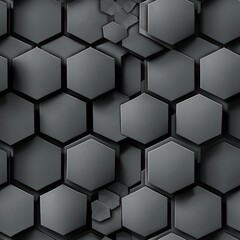 Home decoration hexagonal ceramic wall tiles, black natural stone wallpaper pattern.
