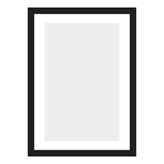 Wall picture frame vector.  isolated on black background. EPS 10/AI