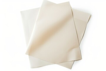 Paper Mockup on Isolated Background created with Generative AI