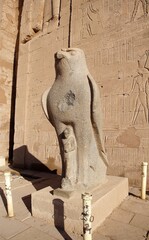 Temple of Edfu, west bank of the Nile, Edfu, Egypt