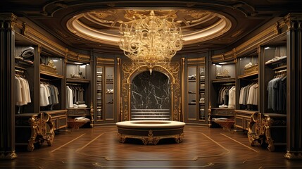 Obraz premium Modern living room. AI generated art illustration.