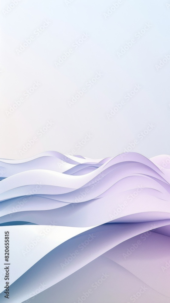 Poster blue and white abstract background featuring wavy lines in a mesmerizing pattern