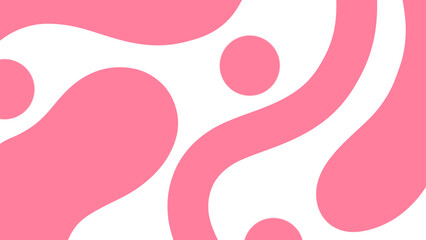 Abstract wave pattern background pink color vector illustration