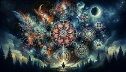 Ayahuasca compilation. Shamanic meditation. The journey of consciousness. Mystical Shaman.